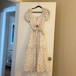 LoveShackFancy x Target midi dress 6 NWT